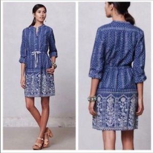 Anthropologie Meadow Rue Anila Shirt Dress